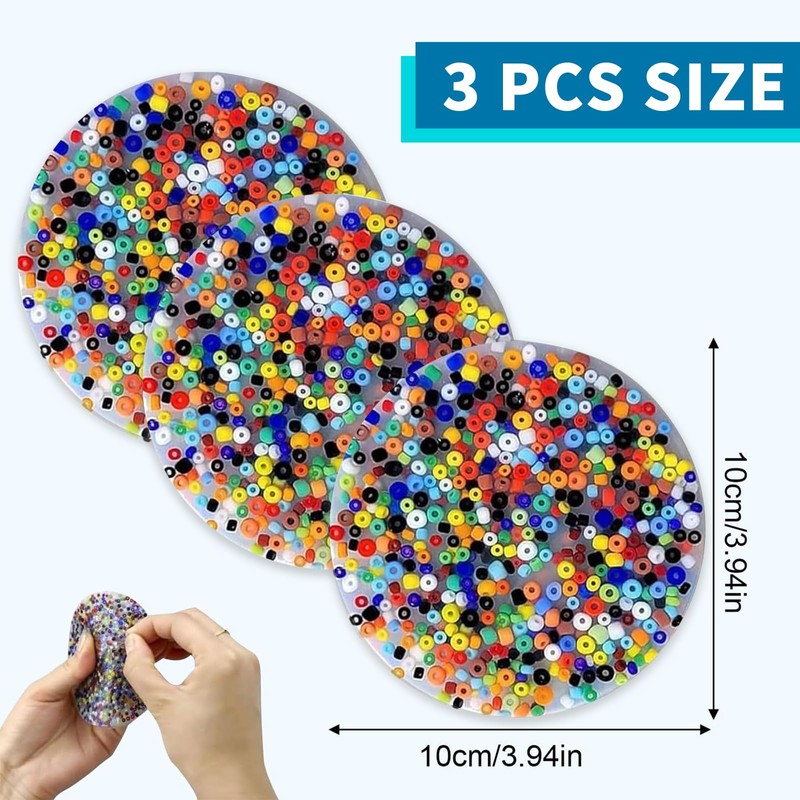 Skin Picking Fidget Toys, 3 Picky Pads for Anxiety Relief,