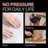 AILLSA Medium Almond Nail Tips Soft Clear Gel Nails Tips