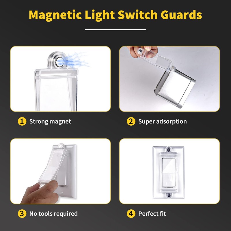 Light Switch Guard Cover- PSZEZNZ Light Switch Outlet Covers for