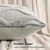 MIULEE Light Grey Decorative Throw Pillow Covers 18x18 Inch Set
