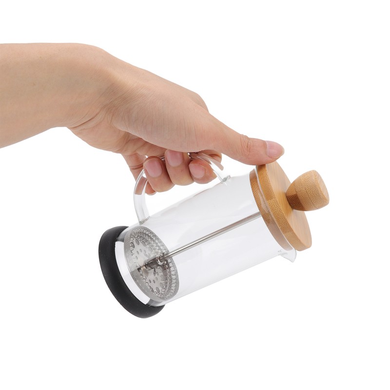 French Press Heat Resistant Hand Brewing Filter High Borosilicate Tea