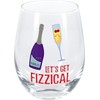 Pavilion Gift Company Let's Get Fizzical Pavilion-Champagne Themed 18 oz