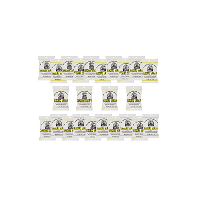 Claey's Candies Lemon Drops - Old Fashioned Hard Candy -
