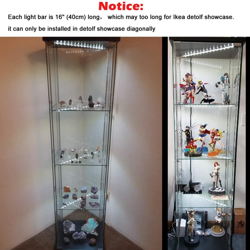 Cefrank LED Display Light Bars - 4X 16inch Linkable Slim