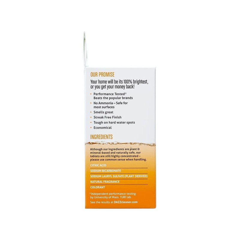 DAZZ - Limpiador de baño, Anaranjado, Refill Pack