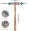 BeadSmith XTL-0274 Dots/Wide Circles Metal Texturing Hammer
