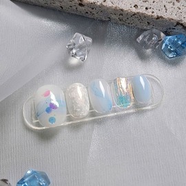 Splash Nail Tips - Coffin / 물보라 네일팁 - 코핀