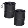 EMVANV 2 Pcs Car Trash Can,Mini Collapsible Pop-up Car Garbage