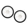 2PCS RC Racing Tire Plastic Wheel Hub and Rubber Tire