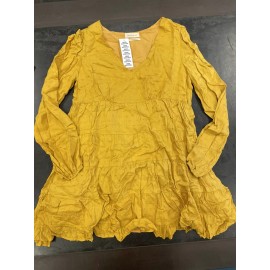 Urban Outfitters UO Mustard Embroidered Tunic Women’s Size S BNWT