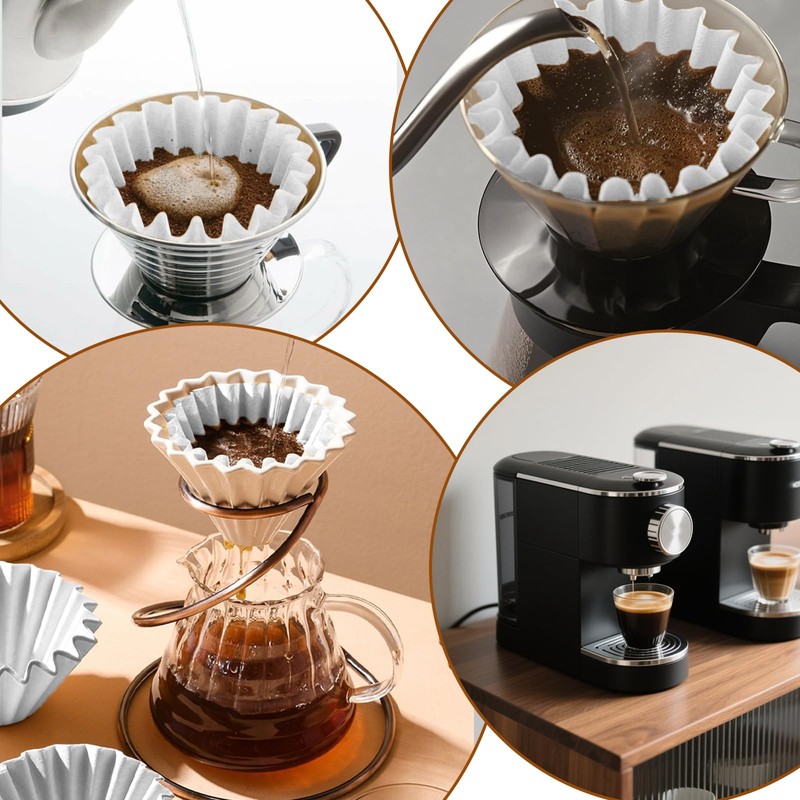 Palksky Disposable Coffee Filter for Ninja Coffee Maker PB051/PB041, 300Count