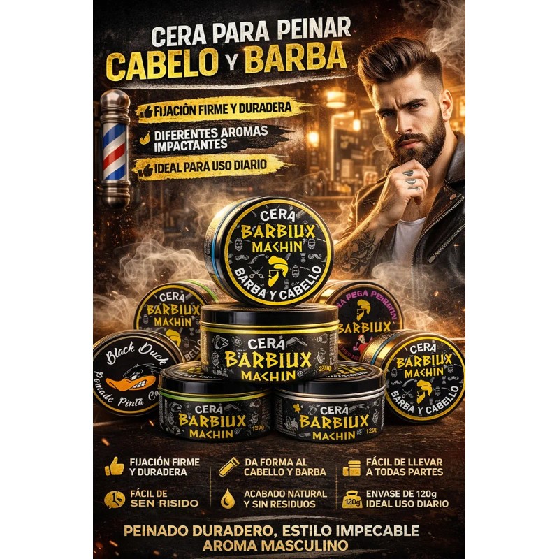 Pomada Para Cabello Cera Cabello Hombre Barba Pomade 120gr