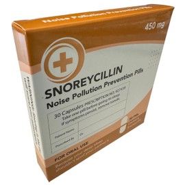 Diabolical DP1383 Snoreycillin - Secret Santa Gifts for Men Under 10 Pounds, Silly Christmas Gifts for Dad, Gag Gifts for Men, Funny Stocking Fillers for Him, Funny Gifts for Men