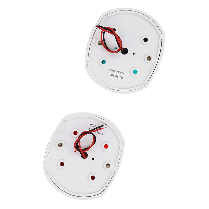 Pair of Signal Lamp Spherical Red Green LED Waterproof Boat