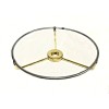 9" Top BRASS-PLATED spider to make lamp shades