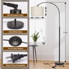 Arc Floor Lamps for Living Room, Modern Standing Lamp with