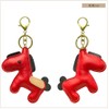 [Yocipa] Cute Genuine Leather Horse Keychain with Horse Design Charm