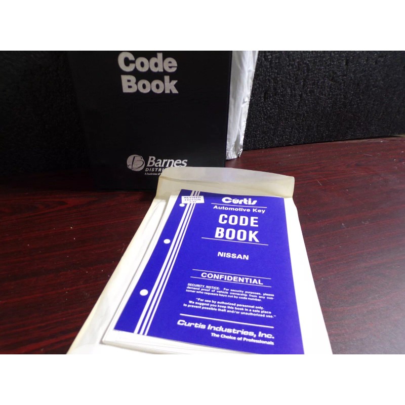 Curtis Key Cutting Code Book 6/89 ed Nissan for #15