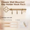 FantasHome Classic Wall Mounted Key Holder Hook Rack, Vintage Key
