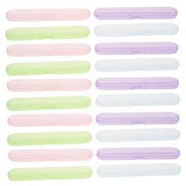 Ipetboom 20pcs Tweezers Storage Case with Scratch Resistant Interior Transparent Plastic Organizer Box with Protective Lining Lash Tweezer Holder for Eyelash Extensions and Precision Tools