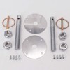 KIPA Stainless Hood Pin Set Chrome Hardware for Chevy Ford