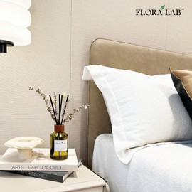 Flora Lab Reed Diffuser Set with Sticks and Real Dried Flowers, 6.7oz (200ml) Lavender, Long-Lasting Fragrance, Natural Design, Perfect for Home & Bathroom, Shelf Decor, Ideal Gift for Woman