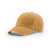 Richardson Unisex 324 Pigment-Dyed Adjustable Backstrap Baseball Cap, Solid Mustard,