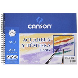 Guarro Canson 822647 A4 370 g Notepad of 10 Pages