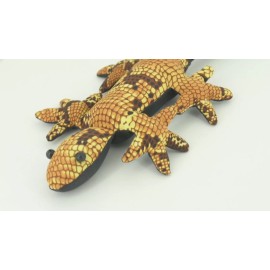 Collectible Wildlife Gifts Lizard Sand Toy Brown Paper Weight, Bean Bag, Cornhole, Thailand 16" TH39 BB305