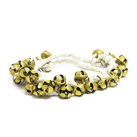 Foot Clamps Band Brass Ghunguru from India Bells 13 mm Rhythm Women Dance Percussion World Music Medieval Gaukler Fasnet Carnival Carnival