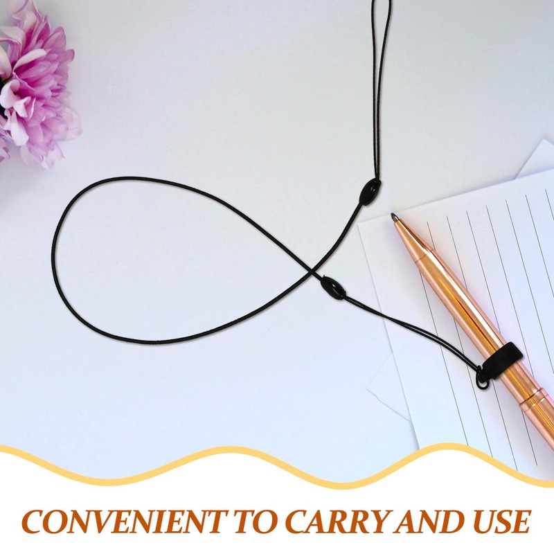 Veemoon 10pcs Pen Lanyards with Ring for Secure Signature Pen