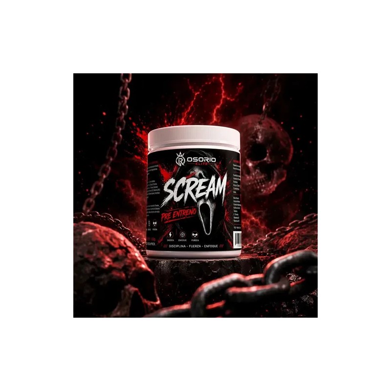 Pre Entreno Osorio Elite Scream 120g Suplemento Gym