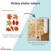 Stickerscape Halloween Window Stickers (Cute White Ghosts - 1 Sheet)