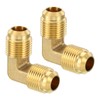 PATIKIL 3/8 Inch x 3/8 Inch Brass Pipe Fitting 2
