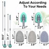 3 in 1 Tile Tub Shower Scrubber,Cleaning Brush with 58"