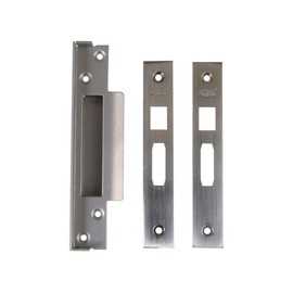 Union Locks Strongbolt 2200 Mortice Sash Lock Rebate Kit 13mm - Satin Chrome (Boxed)