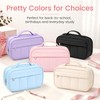 Sooez Pencil Case for Girls, Cute Large Capacity Pencil Pouch