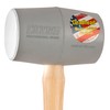 Estwing DH-18N 18 Oz No-Mar Deadhead Rubber Mallet, Wood Handle