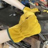 Leather Work Gloves, Women's Gardening Gloves, Men's Work Gloves for