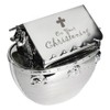 Silver "On Your Christening" Noah's Ark Money Box