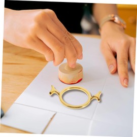 CORHAD Handmade Wax Seal Mold Zinc Alloy Creative Wax Seal Stamp Mold for DIY Crafts Durable and Unique Design for Wedding Invitations and Crafting Projects