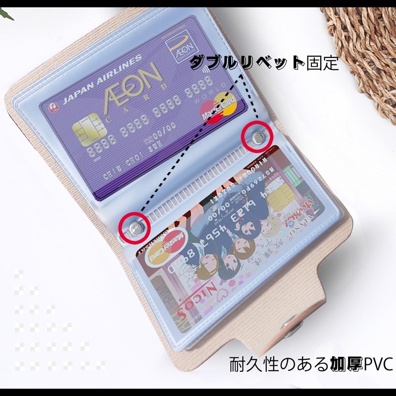 [kakatrend] Anti-Skimming RFID Card Case | Thin PU Material Holds