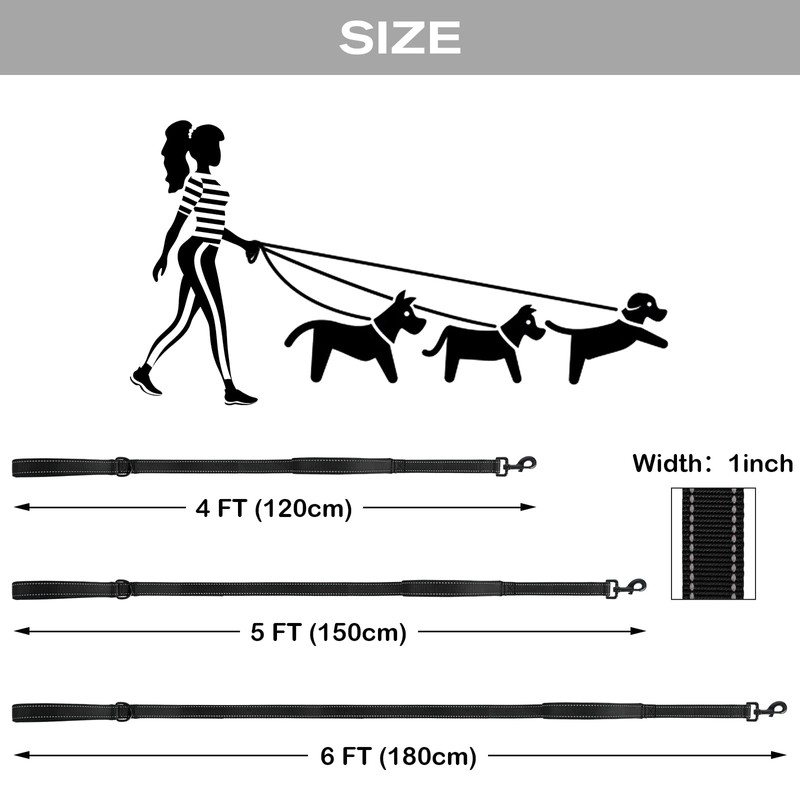 Joytale Dog Leash Heavy Duty for Large Dogs That Pull,