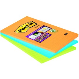 Post-it Notes 125 mm x 200 mm Super Sticky Notes Pad 101 x 152 mm