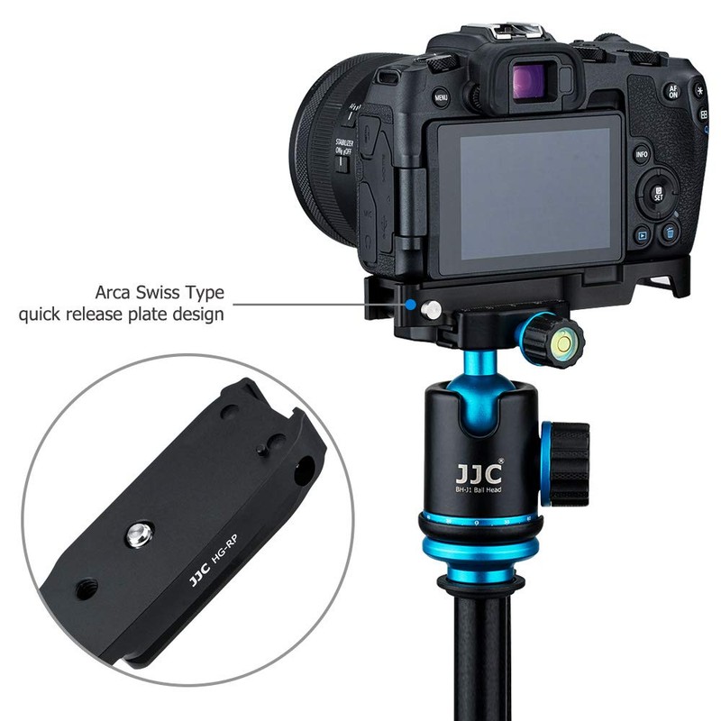 JJC EG-E1 Extension Metal Hand Grip Secure Handle Bracket for
