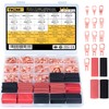 TKDMR 195Pcs Copper Wire Lugs AWG2 4 6 8 10