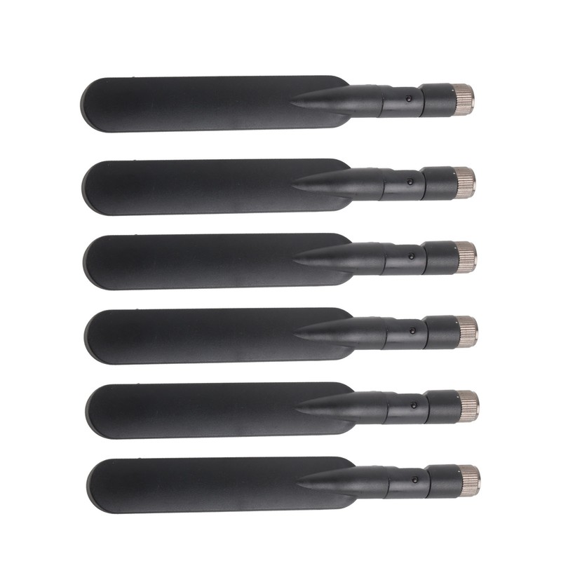 6Pcs Flat Paddle WiFi Antenna 3CMJT RP‑SMA Male Connector High