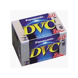 Panasonic AY-DVM60EJ3P Mini Digital Videocassette (60 Minute, 3 Pack)