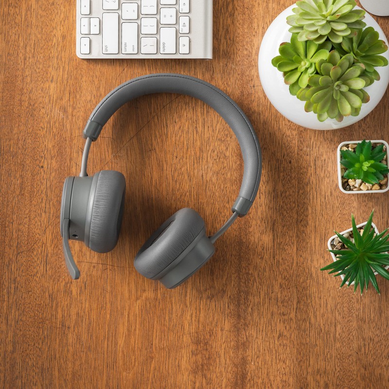 Koss CS340BT QZ Wireless Bluetooth On-Ear Communication Headset, Active Noise