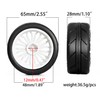 1/10 RC Car Tires and Wheels Set, On-Road Touring &